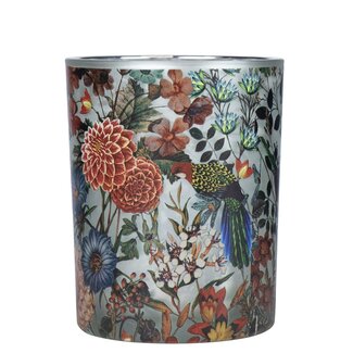 Mars en More glazen windlicht fleury dahlias medium 12cm