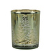 Mars en More windlicht met dennenboom groen medium 12cm