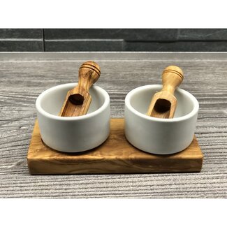 Dream-Living 2-delige zoutkom FANO2 met zoutschep