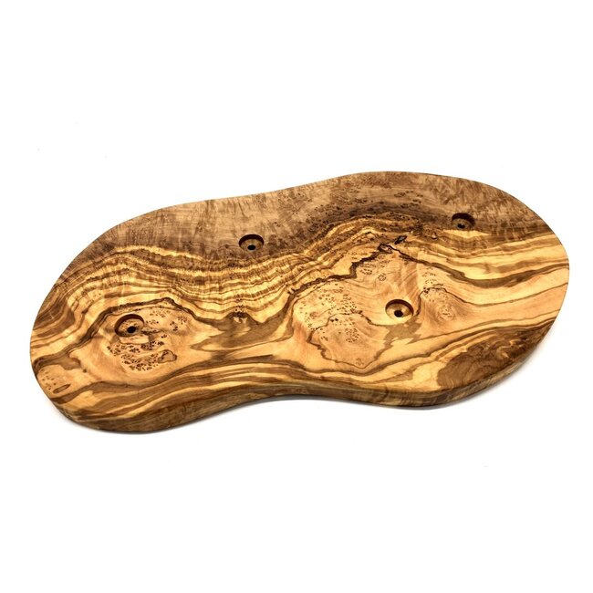 Dream-Living Serveerplank voor dipsauzen incl. 4 porseleinen schaaltjes