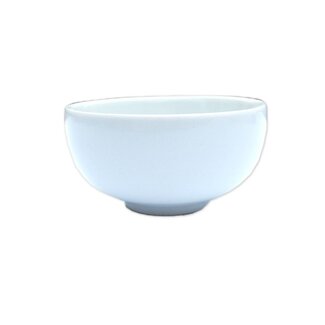 Dream-Living Scheerpot porseleinen kom wit/rond/ø 8,5 cm