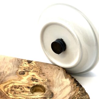 Dream-Living Vervangende voerbak (0,4 l) van porselein voor RUSTY & ROCKY voor honden & katten