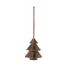 Linen & More X Mas Triangle Decoratief papieren ornament crème 8cm