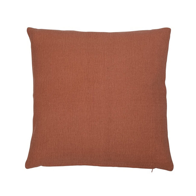 Linen & More Solid kussen bruin 45x45cm