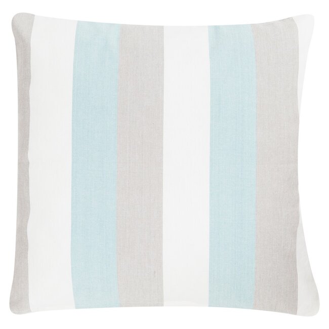 Linen & More Classic Stripe kussen blauw 50x50cm