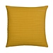 Linen & More Uneven Stitching kussen geel 45x45cm