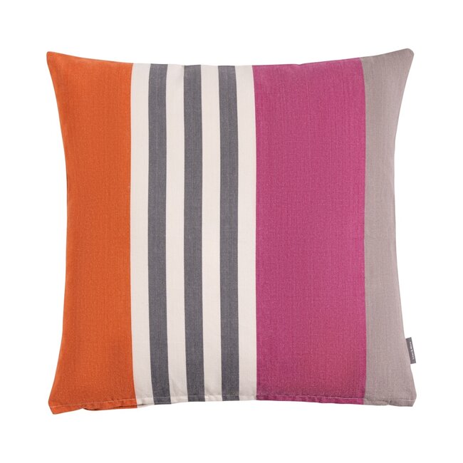 Linen & More Stripes Print kussen multicolor 45x45cm