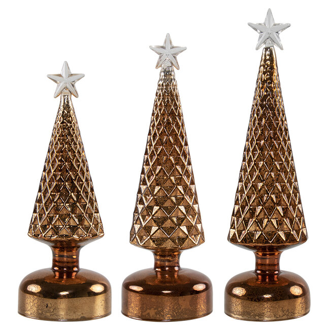 Mars en More dennenboom  led brons 30cm