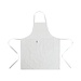 Linen & More Medium Fine Strpe Schort licht grijs 75x90cm