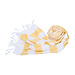 Linen & More Hamam Handdoek mimosa geel/wit 90x180cm
