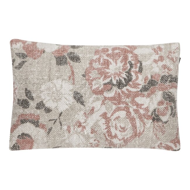 Linen & More Vintage Flower kussen roze 40x60cm