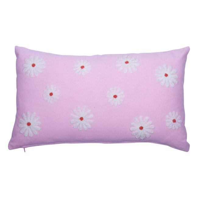 Linen & More Poppy kussen roze 30x50cm