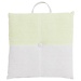 Linen & More Duo Tone stoelkussen beige groen 40x40cm+5cm (with handle)