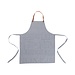Linen & More Sara Stonewash Schort indigo blauw 75x90cm