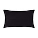 Linen & More Uneven stitching black cushion 30 x 50 cm