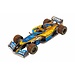 DIY Creations Veter Models 3D Modelbouwpakket Racer V3, AKV-17, Blauw/Geel, 17x7x4cm