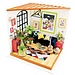 DIY Creations DIY Huisje Locus's Sitting Room, Robotime, DG106, 20,1x18,5x18,7cm.