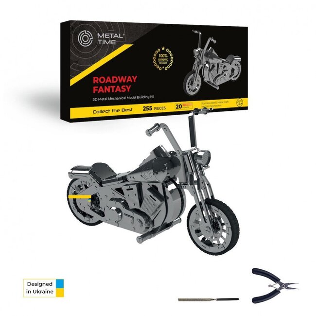 Time for Machine Metal Time 3D Metalen Bouwpakket Roadway Fantasy, MT012, 13,5x7,8x6,6cm