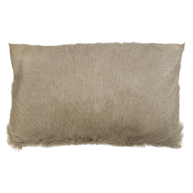 Mars en More kussen geiten haar beige 30x50cm