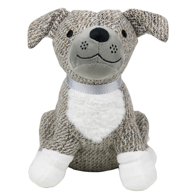 Mars en More deurstopper hond witte bef 25x21x26 cm