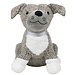Mars en More deurstopper hond witte bef 25x21x26 cm