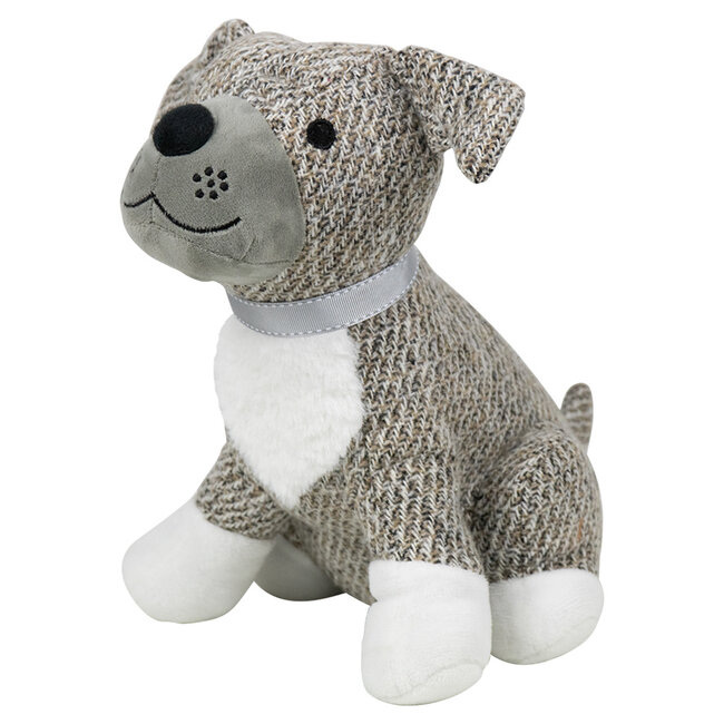 Mars en More deurstopper hond witte bef 25x21x26 cm