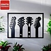 Tuindecoratie vier gitaren | 66.6 cm x 44.4 cm