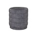 HSM Collection Poefringen - 45x45x40 - Dolfijngrijs - Adore 180 - Fluweel