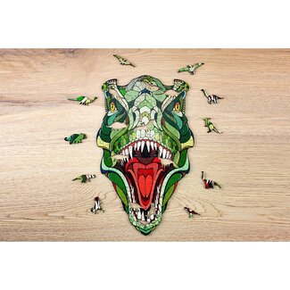 DIY Creations Eco Wood Art Houten Legpuzzel T-Rex Size L, 1829, 56,5x34,5x0,5cm