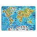 DIY Creations Houten Legpuzzel World Map in kleur, Eco Wood Art, 3038, 55x39x0,5cm