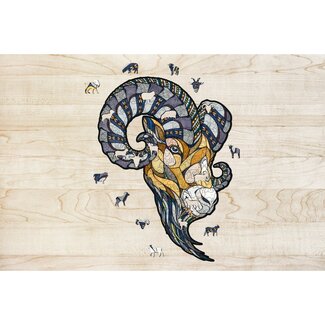 DIY Creations Eco Wood Art Houten Legpuzzel Size M, Ram, 2345, 38,7x28,2x0,5cm