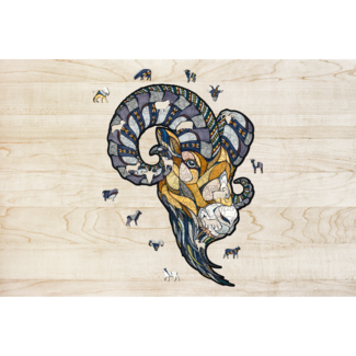 DIY Creations Eco Wood Art Houten Legpuzzel Ram, Size L, 2222, 54,5x38,8x0,5cm
