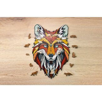 DIY Creations Eco Wood Art Houten Legpuzzel Vos/ Fox Size M, 1911, 40x28x0,5cm