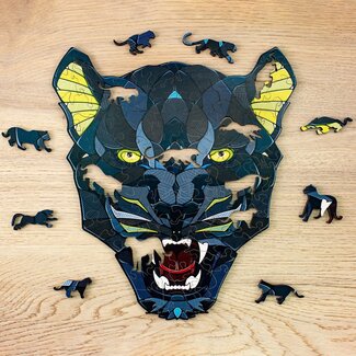 DIY Creations Eco Wood Art Houten Legpuzzel Panter/ Panther, 1096, 31,1x28x0,5cm Wooden Box