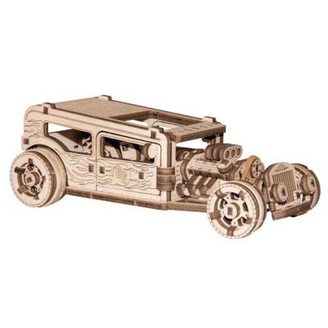 DIY Creations wooden city hot rod WR339 17x8x6cm.
