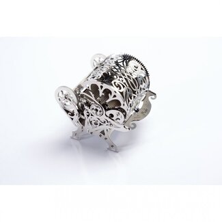 Time for Machine 3D Metalen Bouwpakket, Gorgeous Gearbox, Time for Machine, T4M38026, 11,2x9,8x11cm
