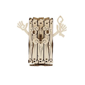 Mr. Playwood 3D Houte Puzzel Forest Spirit Moneybox, 10605, 15x13x15cm.