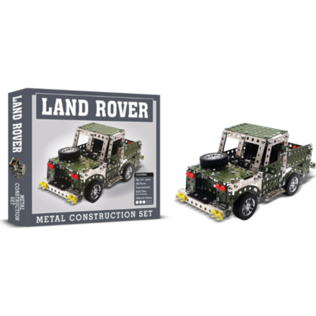 Time for Machine Koetshuis 3D Metalen Bouwpakket Land Rover, CHP0010, 26,8x12,5x12,5cm