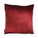Linen & More Ezra kussen rood  vierkant 45x45cm