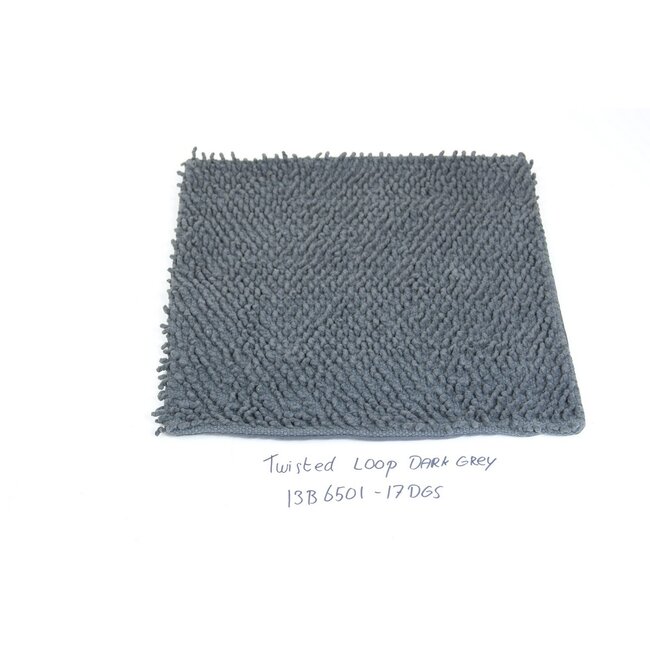 Linen & More Twisted Loop kussen donkergrijs 45x45cm
