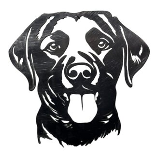 Siermetaal Wanddecoratie metaal hond De labrador retriever