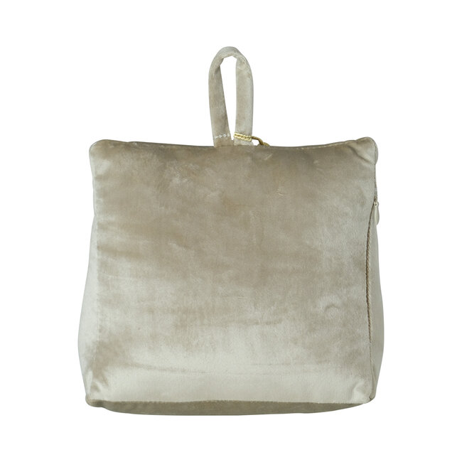 Mars en More Fluwelen deurstopper champagne 18cm