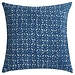 Linen & More Batik kussen blauw  motief 60x60cm