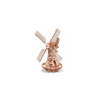 DIY Creations Eco Wood Art 3D Mechanische Puzzel Windmill, 2130, 34x19,5x40cm