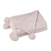 J-Line Plaid Pompom Polyester Licht Roze