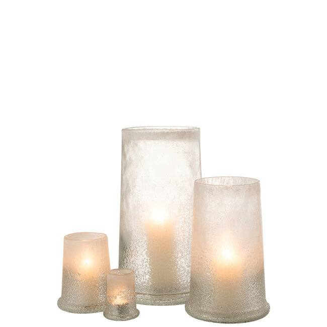 J-Line Orkaan Suikerglas Wit Extra Groot