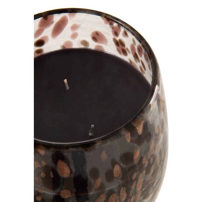 J-Line Geurkaars Mia Zwart/Mix Glas Medium-120H