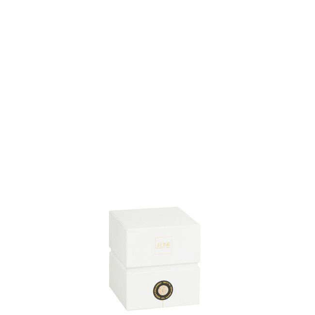 J-Line Geurkaars Mia Wit/Mix Glas Small-90H