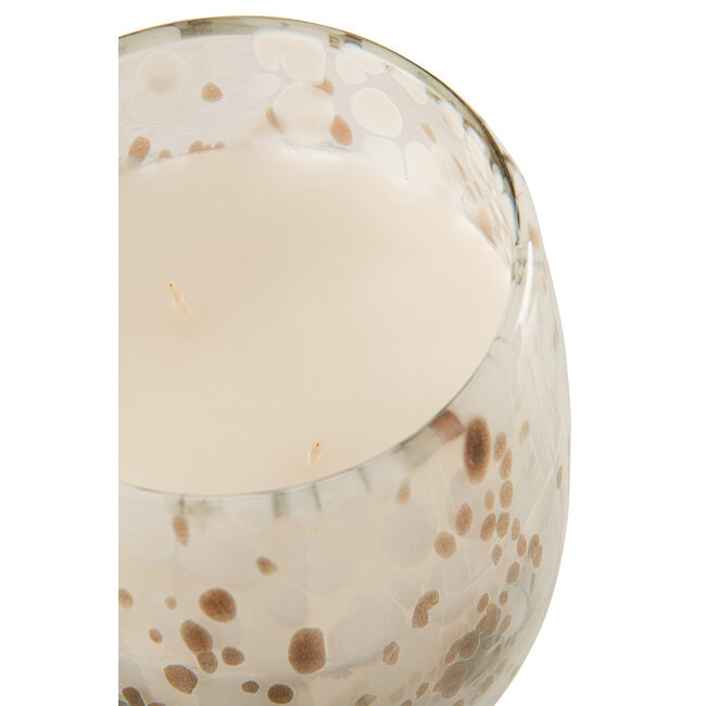 J-Line Geurkaars Mia Wit/Mix Glas Groot-230H