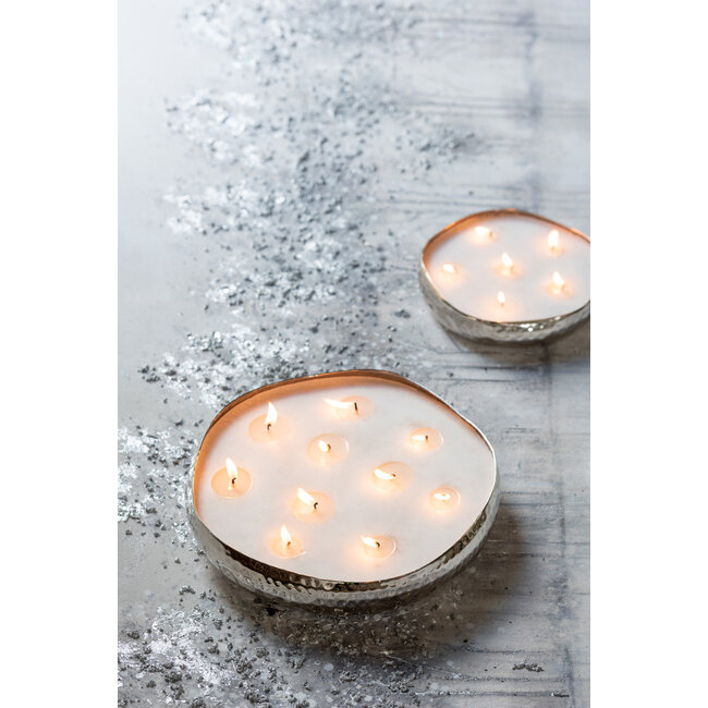 J-Line Geurkaars Livia Metaal Zilver Groot-44H